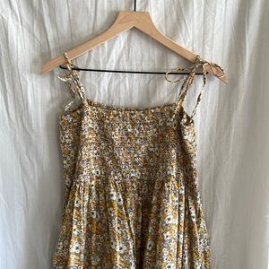 FryeXAnthropologie Floral Maxi Dress